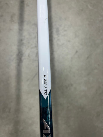 Left Hand 24” True AX9 Pro Stock Goalie Stick Blue/White