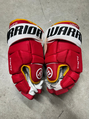 14” Warrior Alpha DX Pro Hockey Gloves Noah Hanifin (New) Calgary Flames NHL Prostock