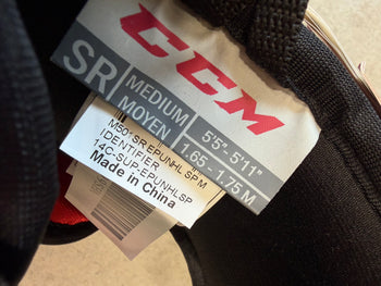 CCM U+ Pro SR Medium Elbow Pads (New) Pro Stock