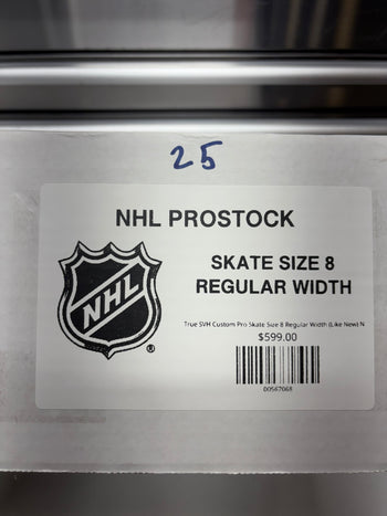 True SVH Custom Pro Skate Size 8 Regular Width (Like New) NHL Pro Stock