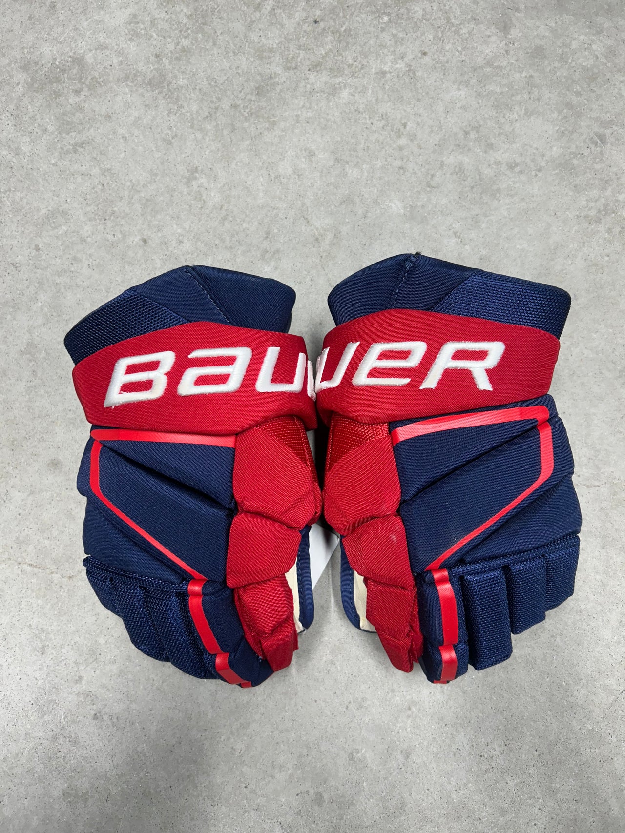 14” Bauer Vapor Hyperlite Team USA Olympics Gloves Pro Stock New