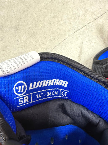 14” Warrior Covert Pro QRE Hockey Gloves (New) Carolina Hurricanes ￼