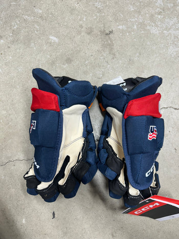 13” CCM Pro Stock Team USA Olympics Hockey Gloves (New)