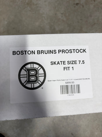 Bauer Vapor Flylite Skate Size 7.5 FIT 1 (Used) BOSTON BRUINS Pro Stock