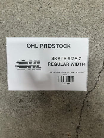 True SVH Custom Pro Skate Size 7 (New) OHL Pro Stock