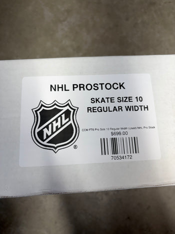 CCM FT6 Pro Size 10 Regular Width (Used) NHL Pro Stock