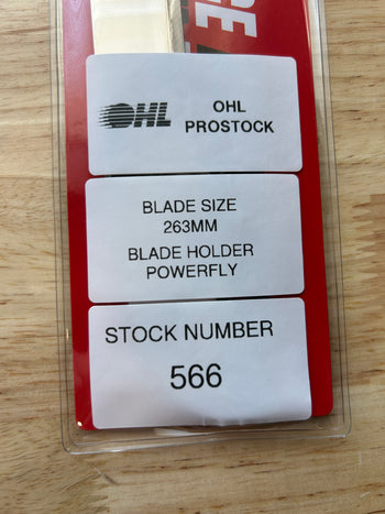 263mm BladeTech (Fits Bauer PowerFly) Bauer FlyTi Equivalent OHL Pro Stock