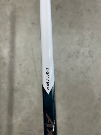 Left Hand 24” True AX9 Pro Stock Goalie Stick Blue/White