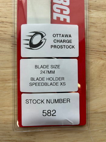 247mm BladeTech (Fits CCM XS) Step Black Steel Equivalent Ottawa Charge Pro Stock