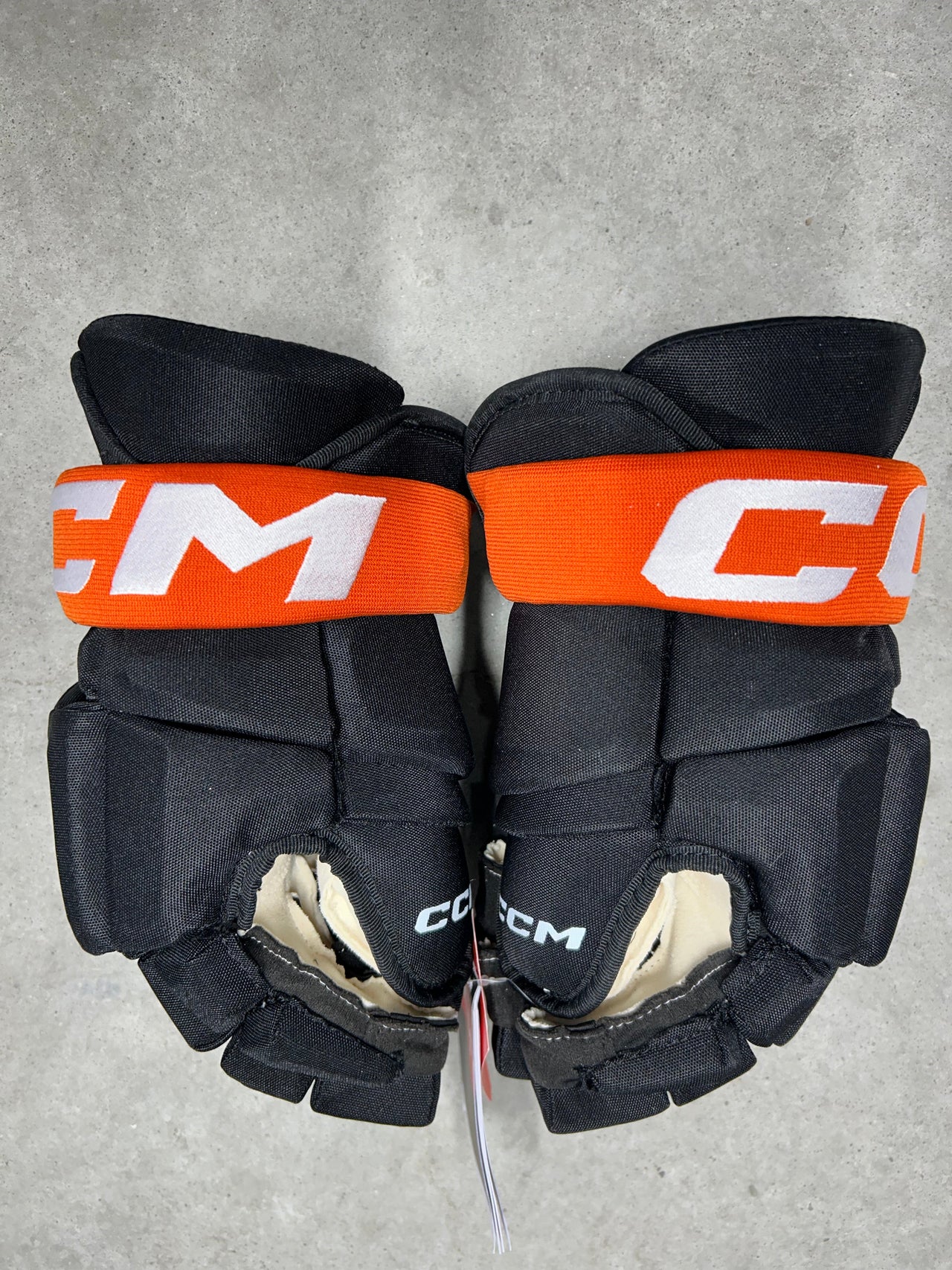 14” CCM Pro Anaheim Ducks Gloves Pro Stock New