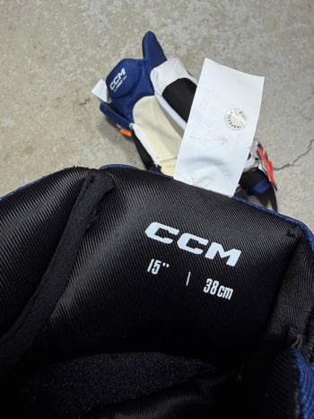 15” CCM HGPJSPP Tampa Bay Lightning Hockey Gloves (New) NHL Prostock