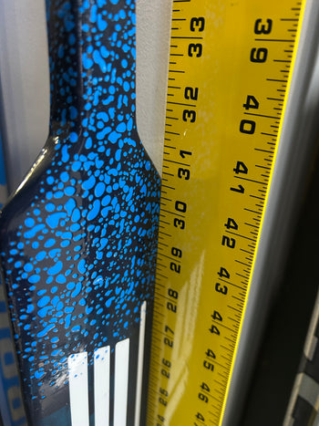 Left Hand 24” True AX9 Pro Stock Goalie Stick Blue/White