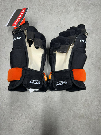 14” CCM Pro Anaheim Ducks Gloves Pro Stock New
