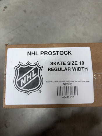 True SVH Custom Pro Skate Size 10 NHL Pro Stock (Like New)