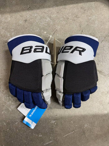 15” Bauer Mach Gloves Tampa Bay Lightning Pro Stock