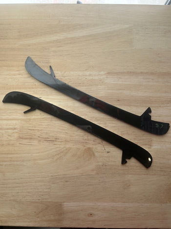295mm CCM BLACK STEP STEEL Montreal Canadians Pro Stock Blade/Runner (Used)