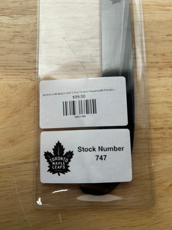 263mm CCM BLACK STEP STEEL Toronto Maple Leafs Pro Stock (Blade/Runner)