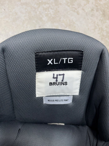 SR X-Large Bauer Nexus Pro Lite Hockey Pants (Used) BOSTON BRUINS Pro Stock