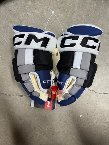 14” CCM HG 97 Tampa Bay Lighting Hockey Gloves (New) NHL Prostock (Copy)