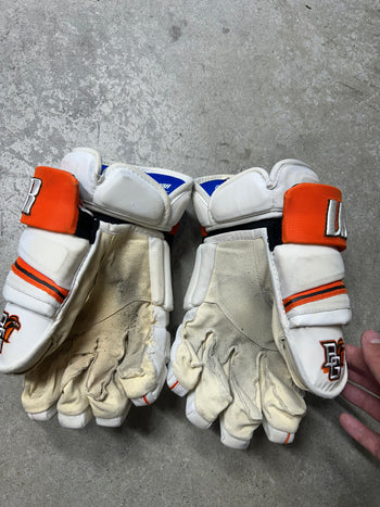 14” Warrior Covert Pro QRE Hockey Gloves (Used) NCAA Pro Stock