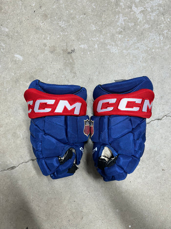 12” CCM Pro Stock Team USA Olympics Hockey Gloves (New)
