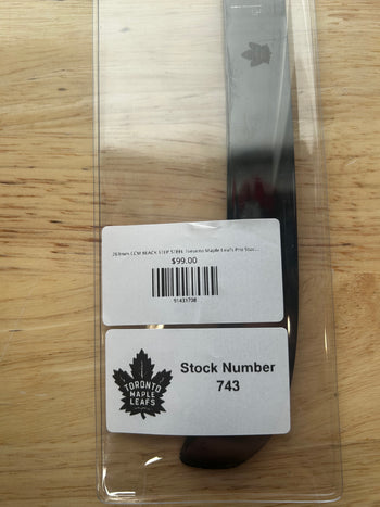 263mm CCM BLACK STEP STEEL Toronto Maple Leafs Pro Stock (Blade/Runner)