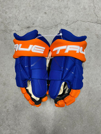 14” True Catalyst 9X Pro Stock Hockey Gloves Edmonton Oilers (New)