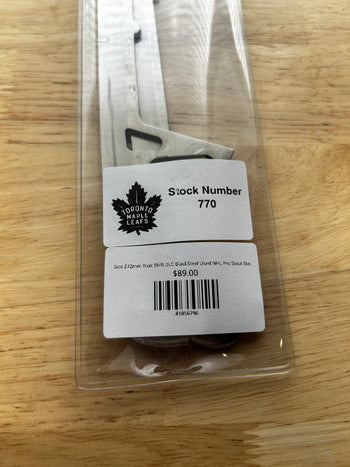 Size 272mm True Shift DLC BlackSteel Used NHL Pro Stock Steel (Blade/Runner)