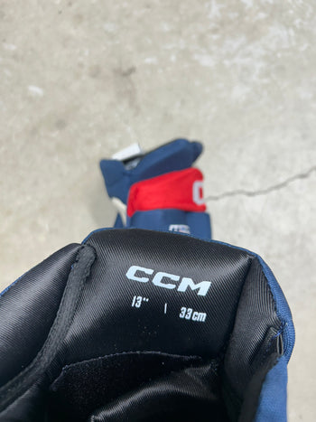 13” CCM Pro Stock Team USA Olympics Hockey Gloves (New)