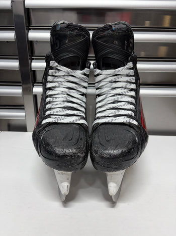 Bauer Hyperlite2 Skate Size 8 FIT 2 (Used) BOSTON UNIVERSITY Pro Stock