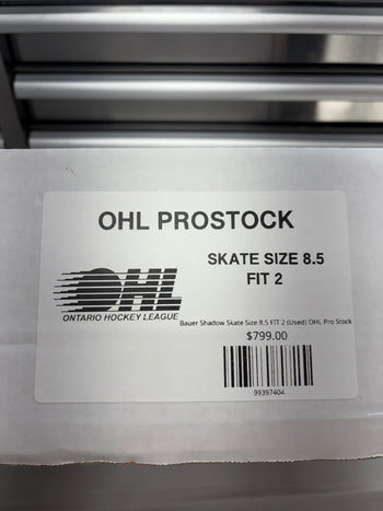 Bauer Shadow Skate Size 8.5 FIT 2 (Used) OHL Pro Stock