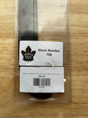 263mm CCM BLACK STEP STEEL Toronto Maple Leafs Pro Stock (Blade/Runner)