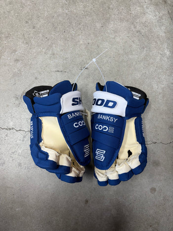 13” Sherwood Code 3 Pro Stock Hockey Gloves William Nylander Toronto Maple Leafs