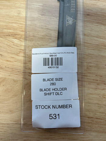 Size 280mm True Shift DLC BlackSteel Used NHL Pro Stock Steel (Blade/Runner)