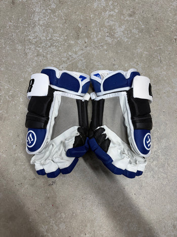 13” Warrior Covert Pro QRE Hockey Gloves (New) Tampa Bay Lightning NHL Pro Stock
