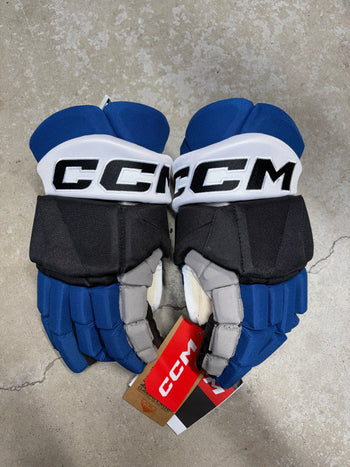 15” CCM HGTK Pro Tampa Bay Lightning Reverse Retro Hockey Gloves (New)