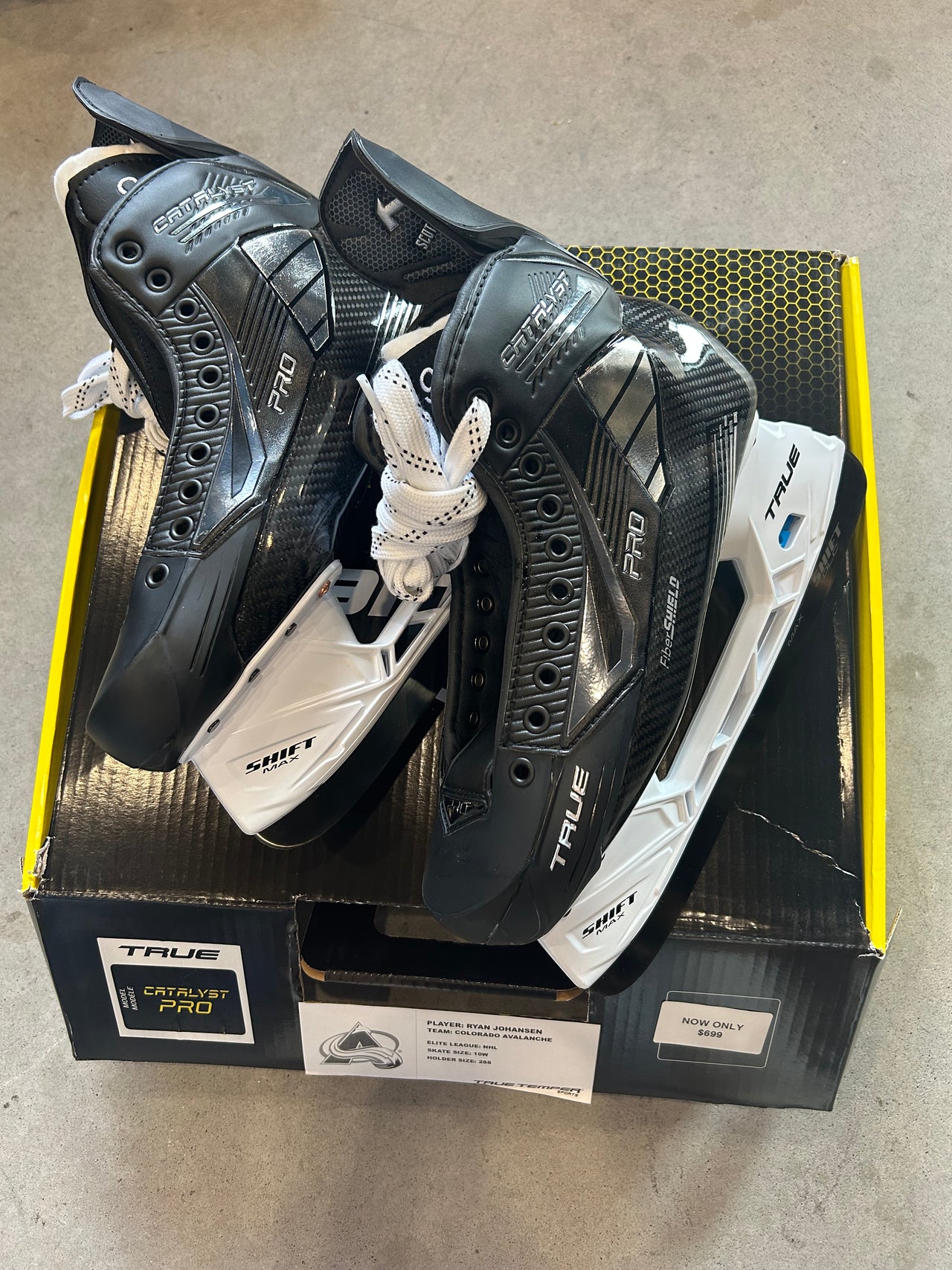 True Catalyst Pro Skate Size 10 New Wide Width Ryan Johansen Pro Stock