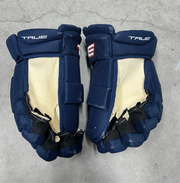 14” True Catalyst 9X Pro Stock Hockey Gloves New York Islanders (New)