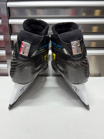True SVH Two Piece Custom Pro Goalie Skate Size 9 Regular Width (Used) NHL Pro Stock