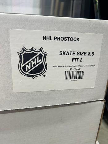 Bauer Supreme Fuse Skate Size 8.5 FIT 2 (New) W/ Steel NHL Pro Stock