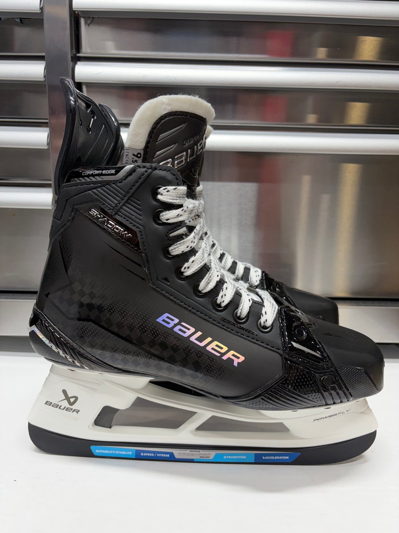 Bauer Shadow Skate Size 9.5 FIT 2 (New) NCAA Pro Stock