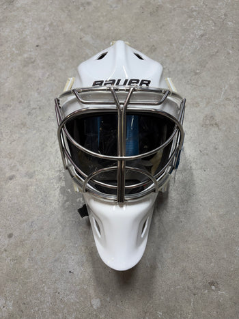 Small Bauer NME One NCAA Pro Stock Goalie Helmet (New)