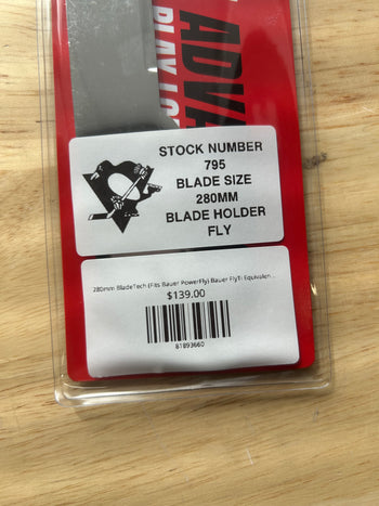 280mm BladeTech (Fits Bauer PowerFly) Bauer FlyTi Equivalent Pittsburgh Penguins Pro Stock