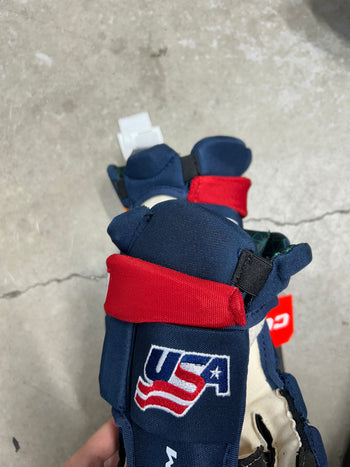 12” CCM Pro Stock Team USA Olympics Hockey Gloves (New)