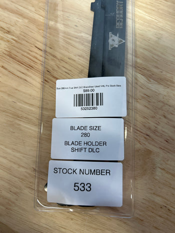 Size 280mm True Shift DLC BlackSteel Used NHL Pro Stock Steel (Blade/Runner)