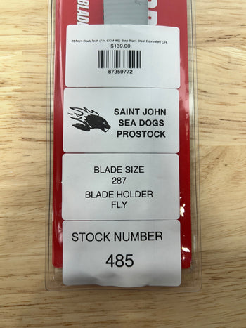 287mm BladeTech (Fits CCM XS) Step Black Steel Equivalent OHL Pro Stock (New)