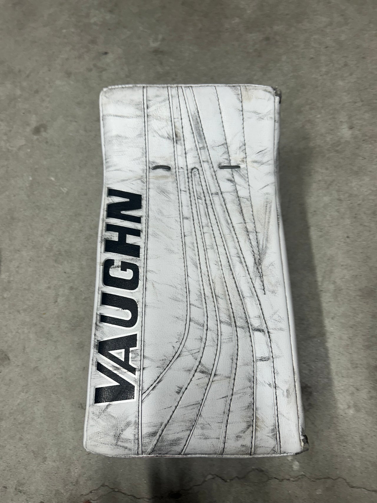 Vaughn Ventus SLR Pro Carbon Goalie Blocker Pro Stock Used