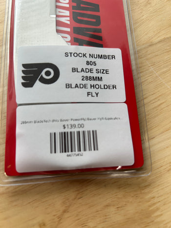 288mm BladeTech (Fits Bauer PowerFly) Bauer FlyTi Equivalent Philadelphia Flyers Pro Stock
