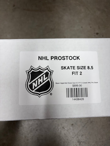 Bauer Hyperlite2 Skate Size 8.5 FIT 2 (Used) NHL Pro Stock