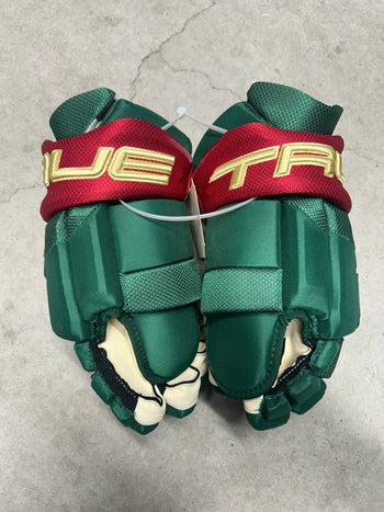13.5” True Catalyst 9X Pro Stock Hockey Gloves Minnesota Wild ￼ (New)